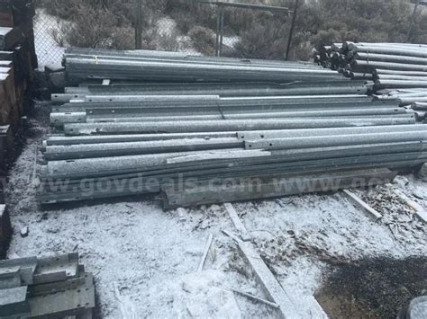Galvanized Guard Rail (ID #37676) (AtMedLk) (24-3864) 477 | GovDeals