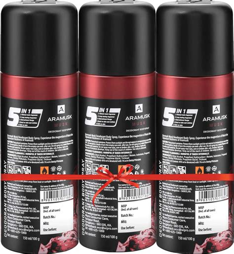 Buy ARAMUSK MUSK DEODORANT BODY SPRAY FOR MEN - PACK OF 3 (150 MLX3 ...