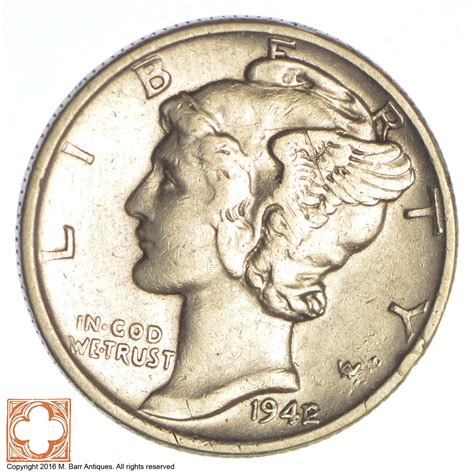 1942 Mercury Silver Dime 1942 Over 1 | Property Room