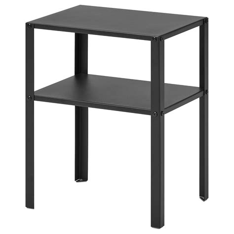KNARREVIK bedside table, black, 37x28 cm (145/8x11") - IKEA