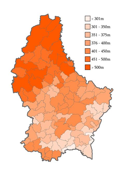List of communes of Luxembourg by elevation - Wikipedia