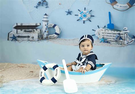 Sailor Theme - Baby Printed Backdrops – Madras Prop Store
