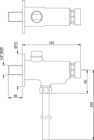 Jaquar 077 Auto Closing Angle Valve For Urinal Flange Faucet Price in ...