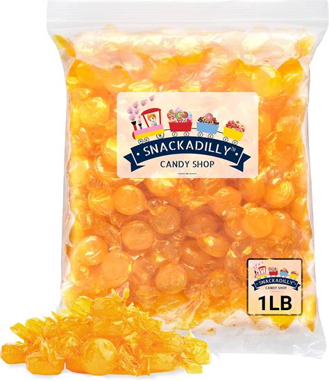 Amazon.com : Snackadilly Butterscotch Candy Buttons 1 Lb Bag ...