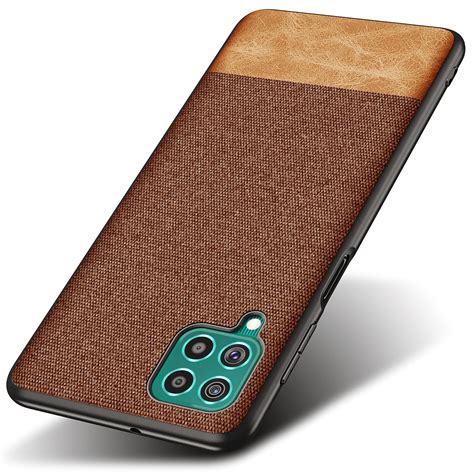 Kapa Soft Fabric & Leather Hybrid for Samsung Galaxy F62 Back Cover ...