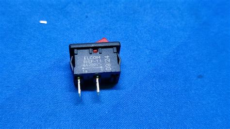 ELCOM RED RSF-11 SPST Rocker Switch 4A 250V AC On Off RSF11 ET8339 ...