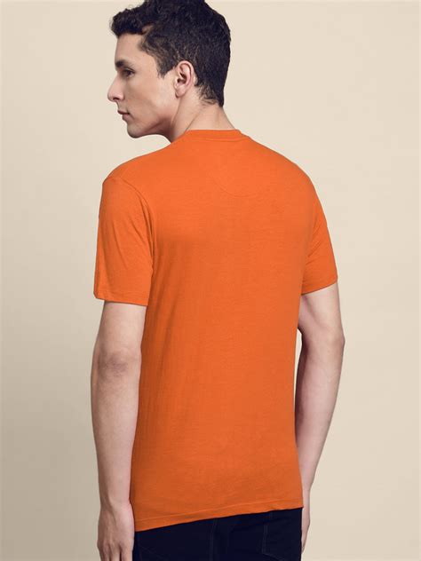 Mickey & Friends Orange Tshirt For Men – Free Authority