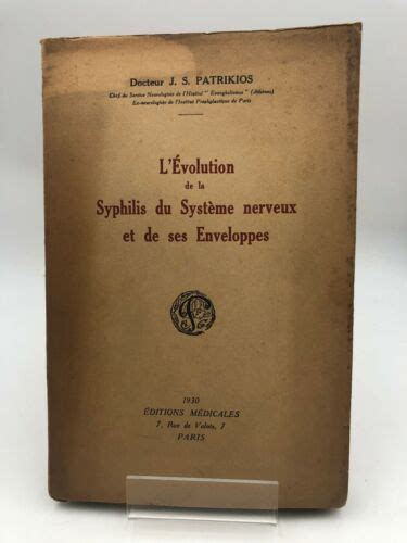 The Evolution of Syphilis of the Nervous System and India | Ubuy