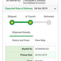 Blue Dart Express — delivery boy made us fool