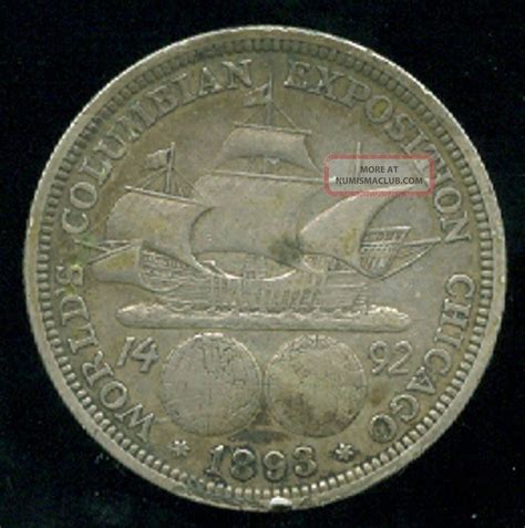 1893 Columbian Exposition Silver Half Dollar