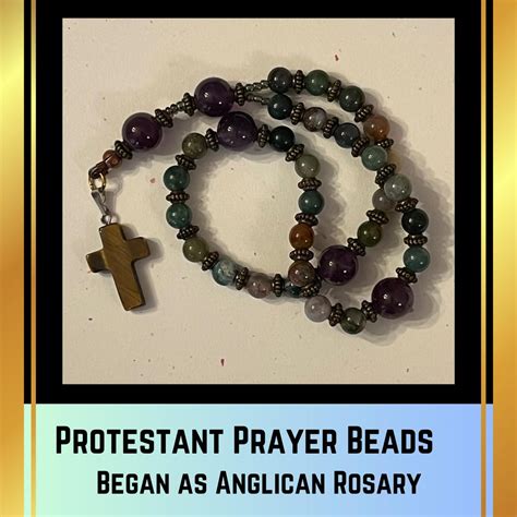 Protestant Prayer Beads, Anglican Rosary, Ecumenical, Handmade, Prayer ...