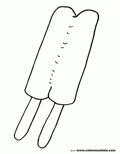 Popsicle Coloring Pages Coloring Pages
