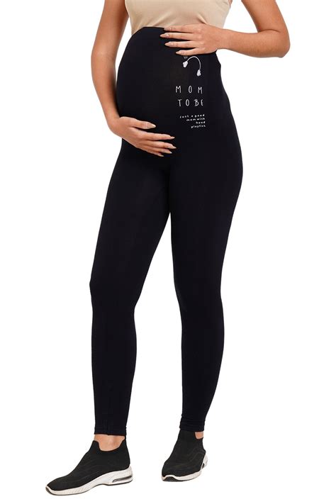 Super soft Bamboo Fibre Antimicrobial Seamless maternity legging-ISML0 ...