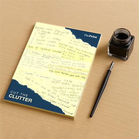 Cut The Clutter Notepad – ThePrint Store