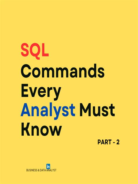 Image result for SQL Server Commands PDF