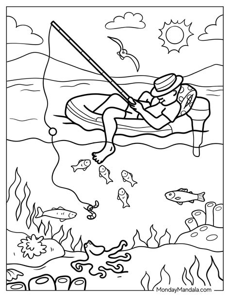 Fishing Coloring