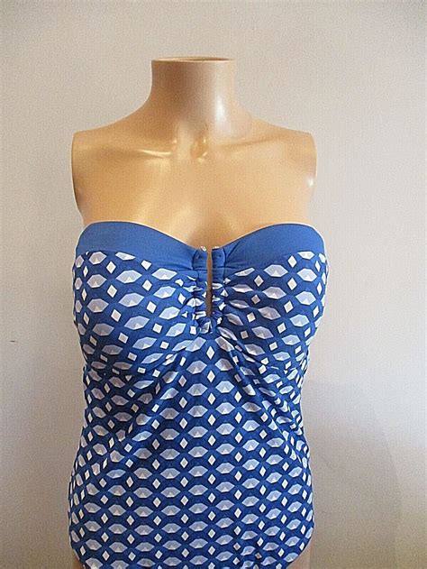 LADIES SWIMSUIT M&S BANDEAU SWIMMING COSTUME NEW SIZE 10- SIZE 16 | eBay UK