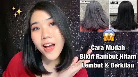 agar rambut hitam berkilau