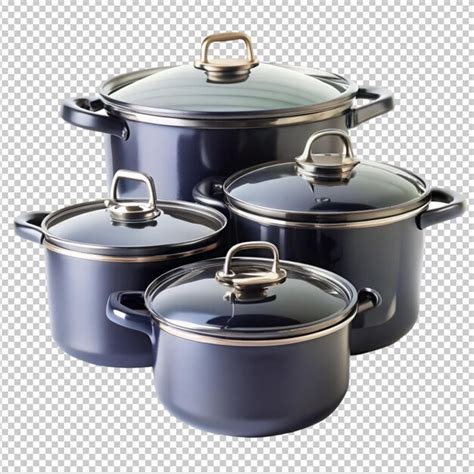Black cook pots | Premium AI-generated PSD