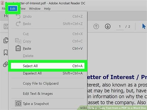 Image result for How to Copy PDF File to Word for Editing