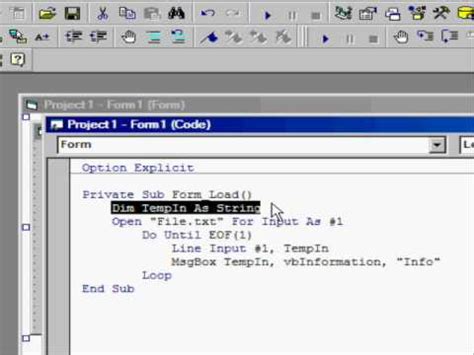 Image result for Creating Files in VB6