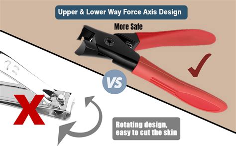 MAYCREATE® Thick Nail Clipper, Toenail Clipper with Long Handle ...