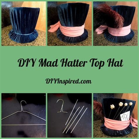 DIY Mad Hatter Top Hat - DIY Inspired | Diy mad hatter hat, Mad hatter ...