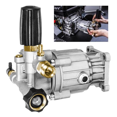 WOJET Pressure Washer Pump, 3/4" Shaft, 3400PSI 2.5GPM, Horizontal ...