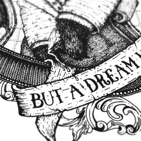 'Dream Within A Dream' Edgar Allan Poe Quote Print By Chatty Nora