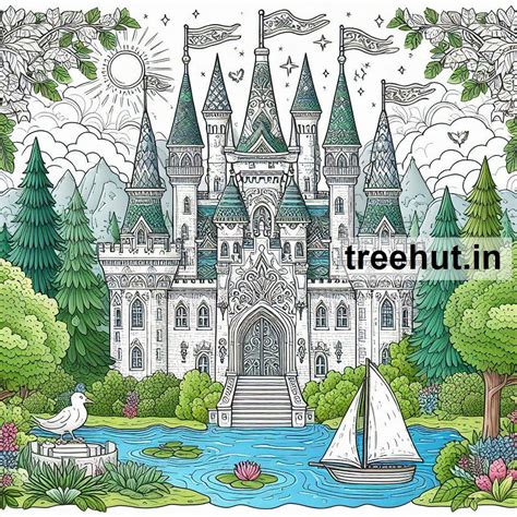 Castle Coloring Pages 的图像结果