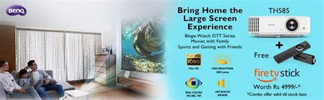 BenQ TH585 3500 lumen 1080p Full HD (1920 x 1080 ) DLP Projector with ...