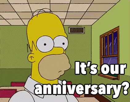 It's Our Anniversary GIF - Homer Thesimpsons Confused - Discover ...