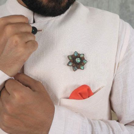 Mandala Brooch from Seafret collection. – Claymango.com