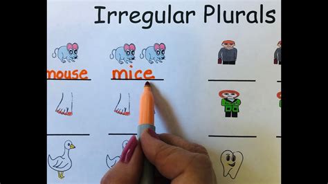 How to teach your kids irregular plurals: goose, geese; wolf, wolves ...
