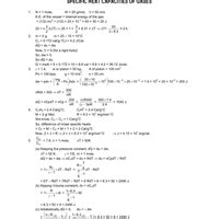 HC Verma Solutions: Chapter 27 - Specific Heat Capacities of Gases ...