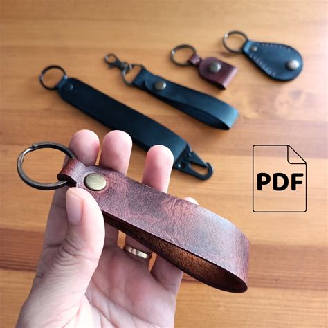 Image result for Leather Key Chain Pattern