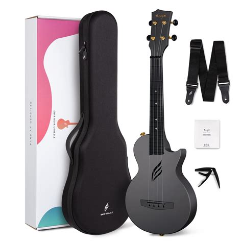 Buy enyaConcert Ukulele Nova U 23’’ Carbon Fiber Travel Ukulele with ...