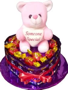 Cadbury Heart Shape Chocolates with Teddy Bars Price in India - Buy ...