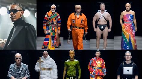 AI fashion show: PM Modi, Joe Biden, Elon Musk, Donald Trump, Vladimir ...