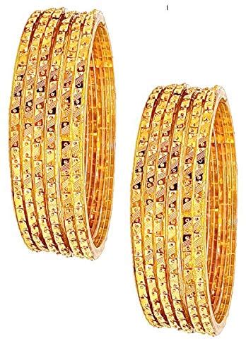 Buy Oneness (2.12 Extra Large Size) Golden Colour Plain Texture Design ...