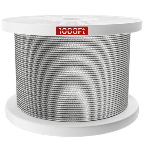 Muzata 1000 Ft 1 8 Stainless Steel Cable Railing System | Desertcart INDIA
