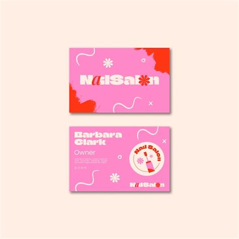 Nail Salon Business Cards 的图像结果