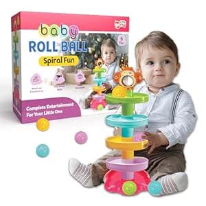 Buy Little Berry Ramp Roll Ball Tower for Baby and Toddlers | 5 Layer ...