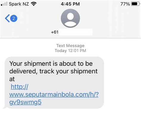 Parcel Scam Text 的图像结果