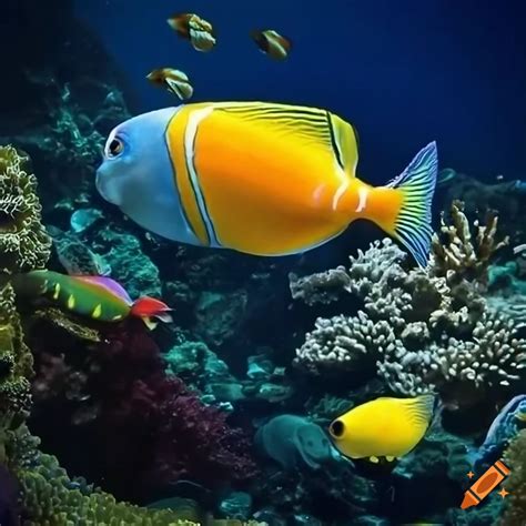 Underwater Coral Reef Fish