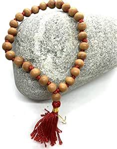 RDK SON'S White Sandalwood (Safed Chandan) Knotted Mala Bracelet 6 Mm ...