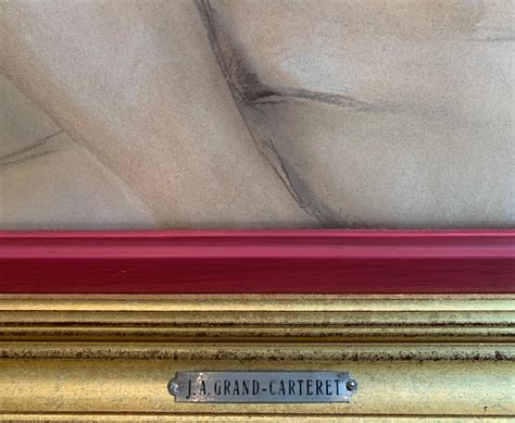 Jean Albert Grand-Carteret - Simone, Pastel On Paper, Signed Jean-Albert Grand-Carteret For Sale ...