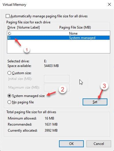 Image result for How to Set Page File