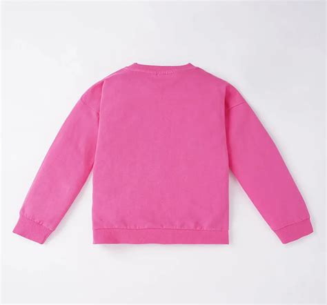 Ed-a-Mamma Sustainable Girls Sweatshirt With Chest Print