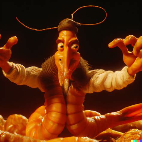 "A Film Still of a Divine Deity Shrimp God Muppet, starring in The ...